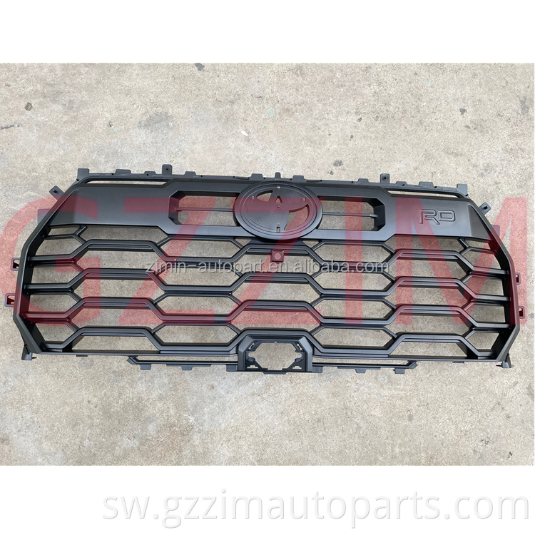 Gari Front Grill Auto Front Grille Front Bumper Grille kwa Tundra 2022 na LED au bila